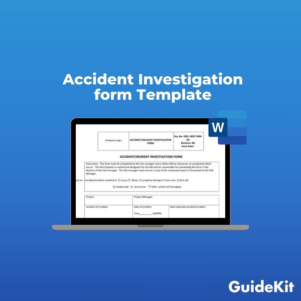 Accident Investigation Form Template