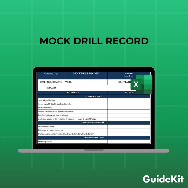 Fire Mock Drill Record