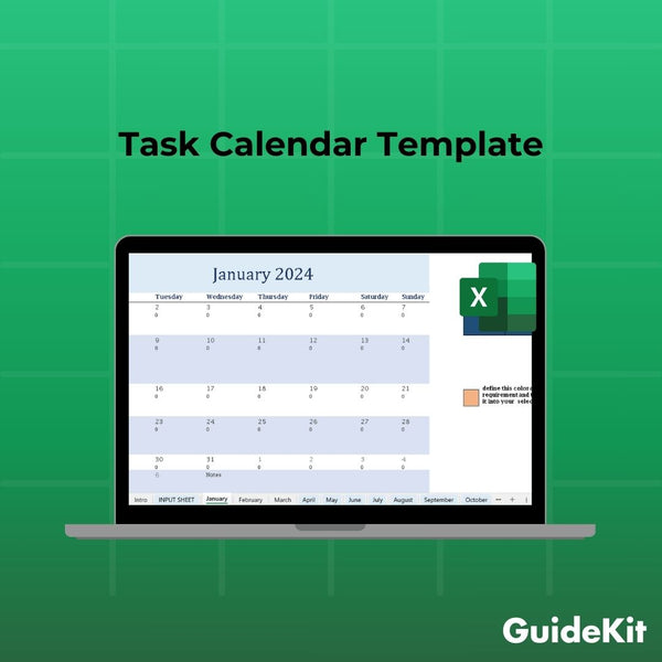 Task Calendar Template