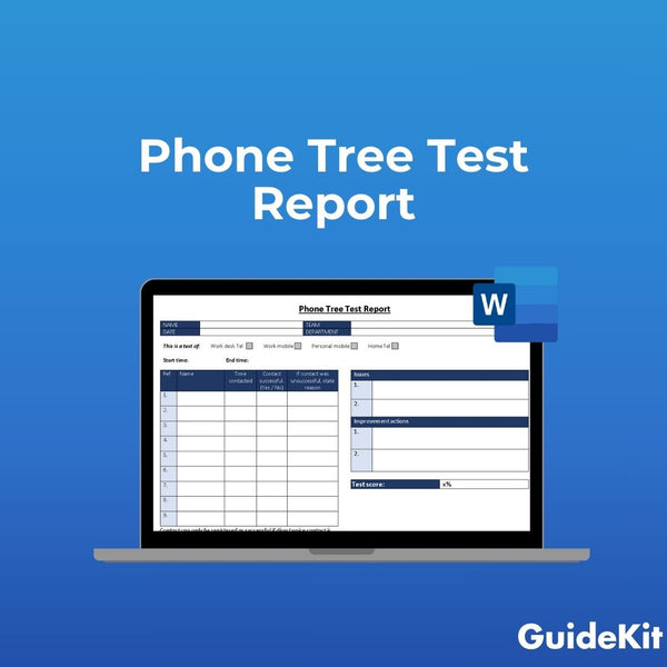 Phone Tree Test Report
