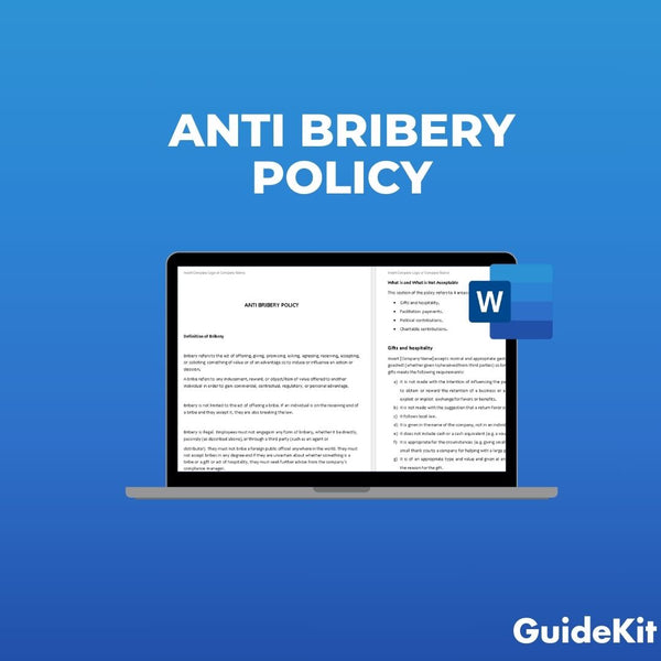 Anti Bribery Policy Template
