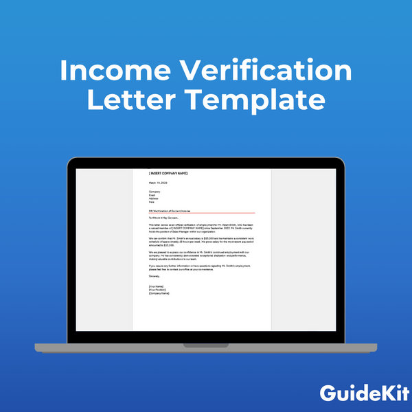 Income Verification Letter
